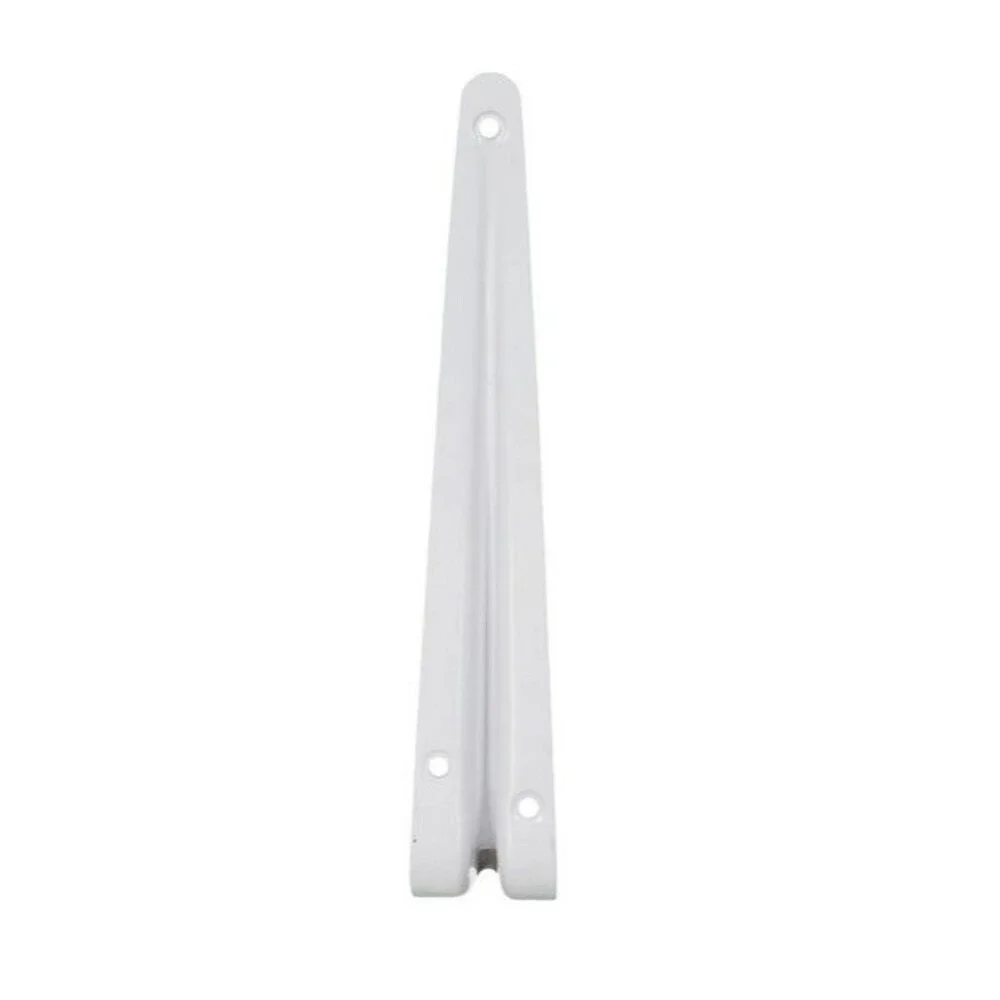 Hyper Tough 10 inch x 12 inch Shelf Bracket White, Pre-Drilled Holes - 4 Pack